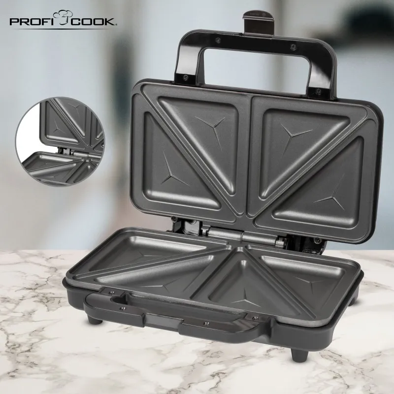 Сендвічниця ProfiCook PC-ST 1092 : ідеальні гарячі сендвічі за лічені хвилини